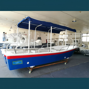 19 футів 5,8 метрів пасажирські човни зі скловолокна Panga Boat для 8 осіб