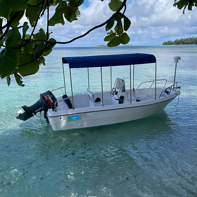 Fibra de vidrio de los barcos de pesca de 17Foot los 5Meters peque&ntilde;os para 8 personas
